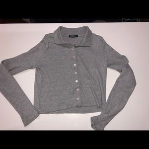Brandy Melville collard button up long sleeved